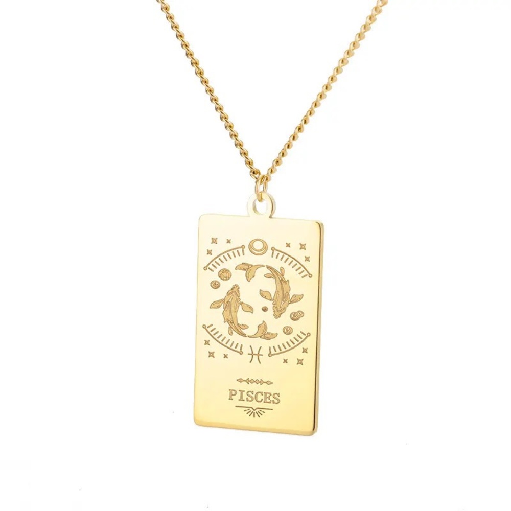 Pisces Zodiac Necklace